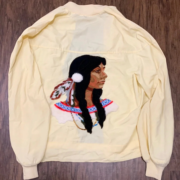 Vintage Other - Vintage hand embroidered needlepoint jacket